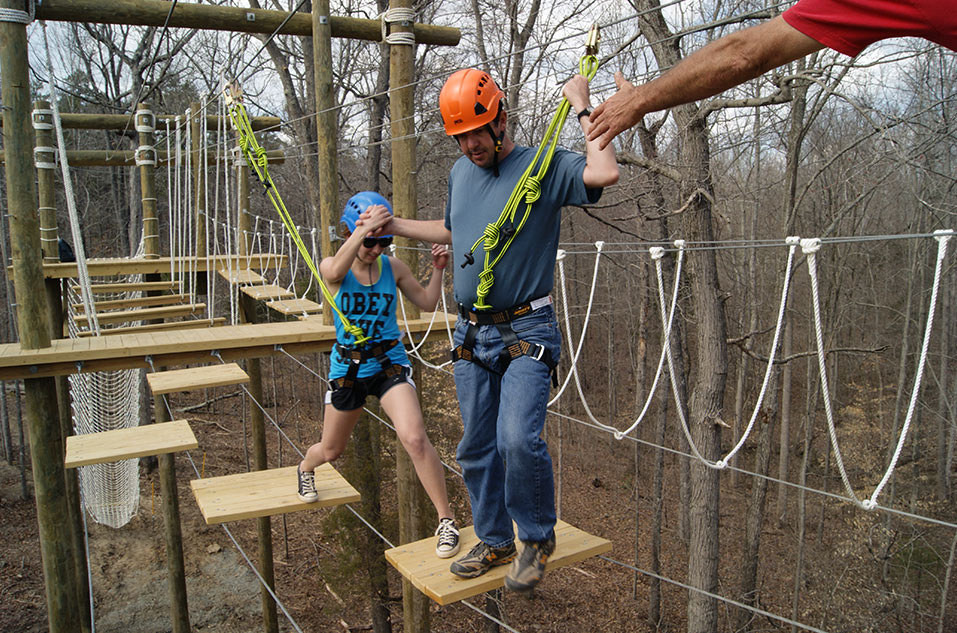 AERIAL TEAM ROPES COURSE