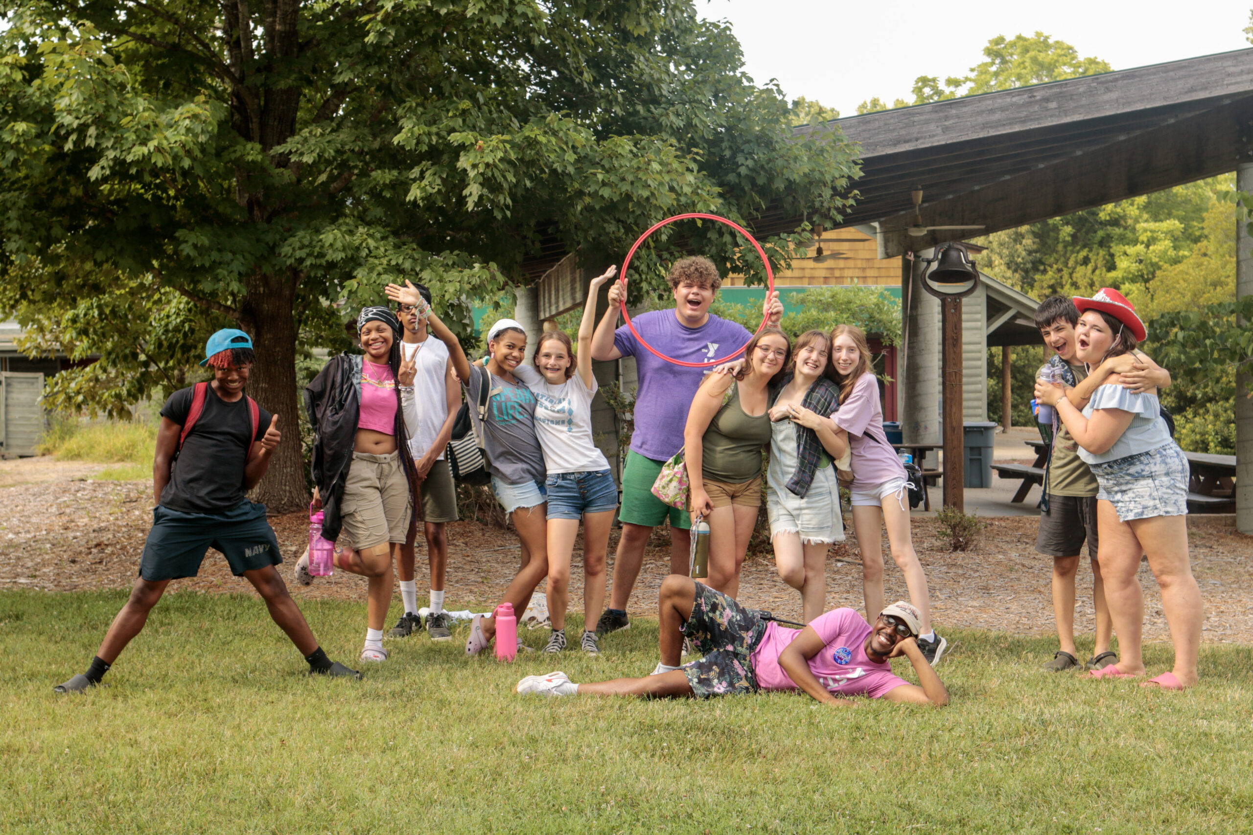 During second week leader in training