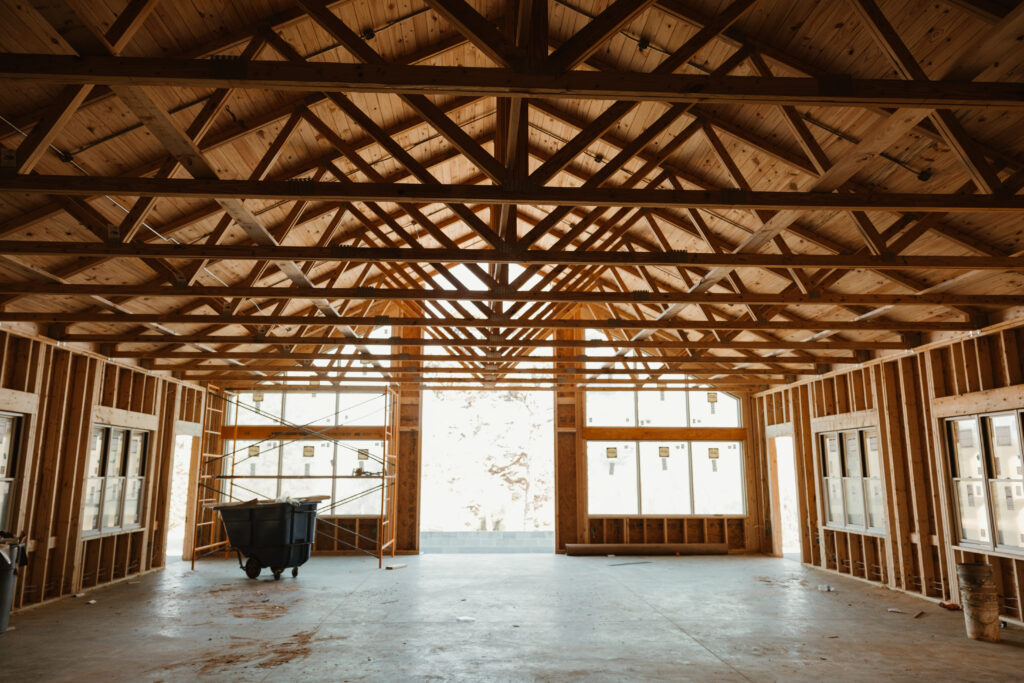 YMCA Camp Weaver Herman Hall building interior
